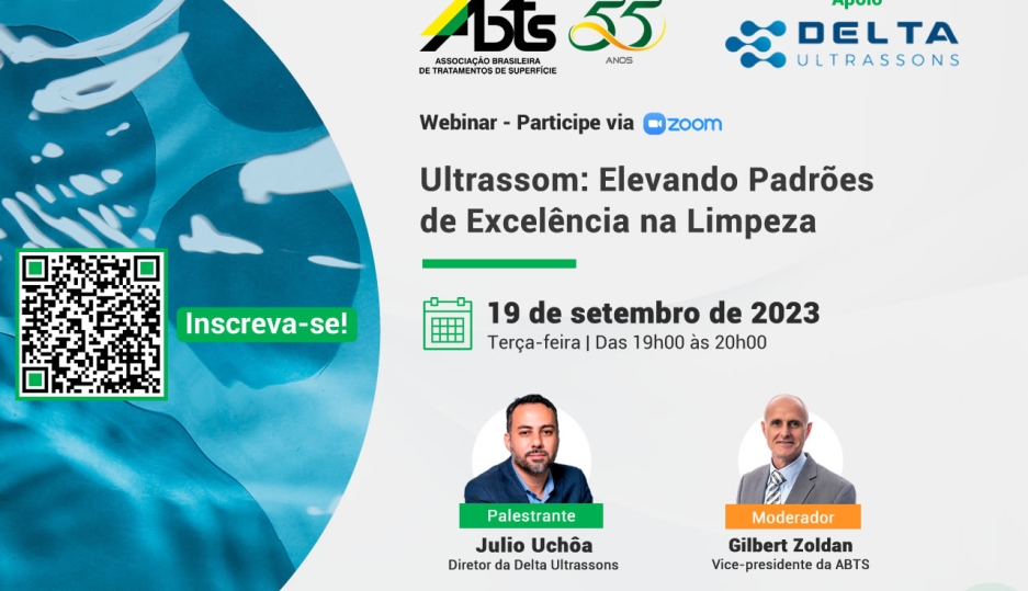 Webinar -  Ultrassom: Elevando Padrões de Excelência na Limpeza 