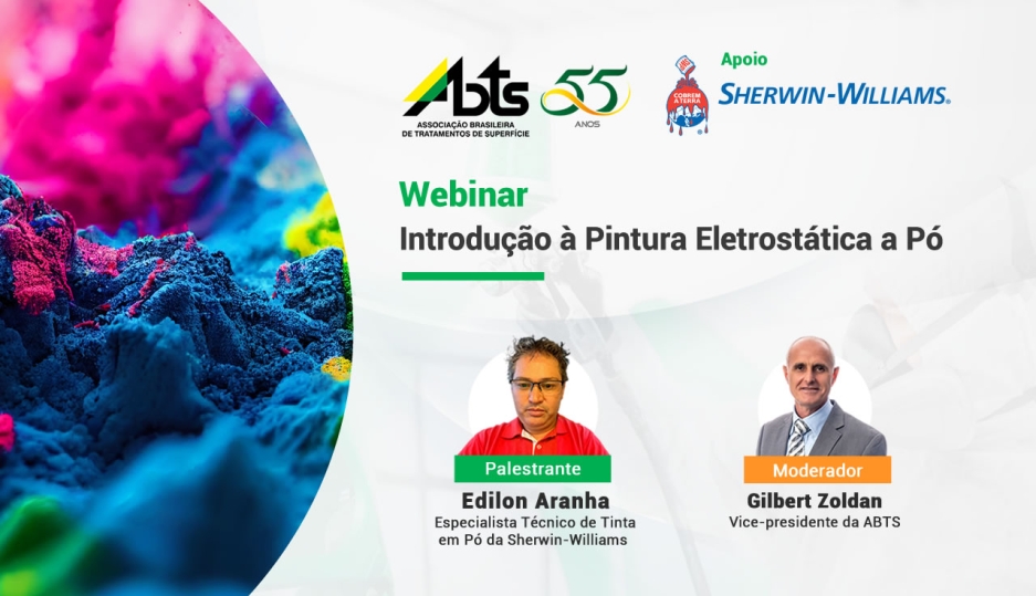 Veja como foi a Webinar - Introdução à Pintura Eletrostática a Pó