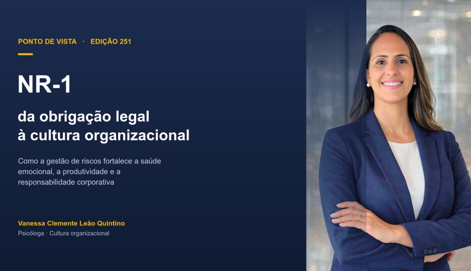 NR-1: da obrigação legal à cultura organizacional