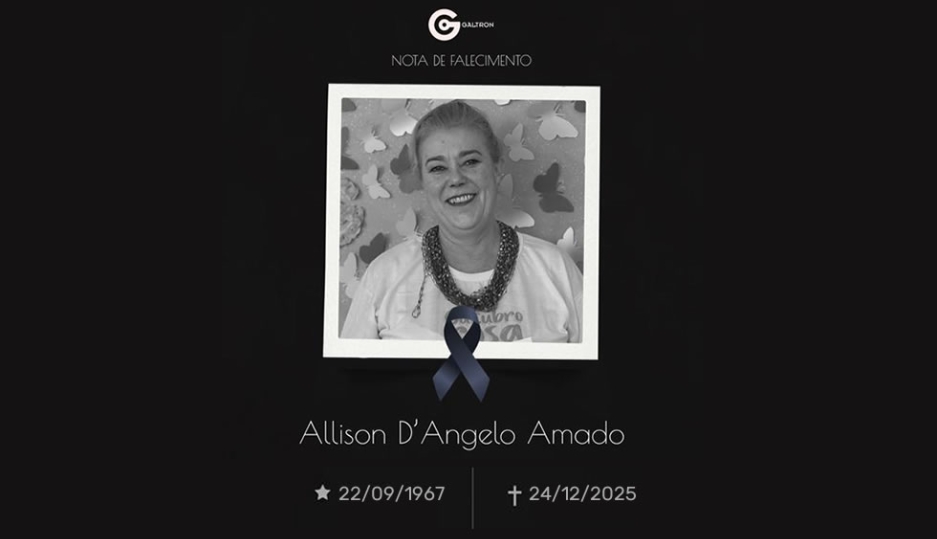 Nota de Falecimento – Allison D’Angelo Amado