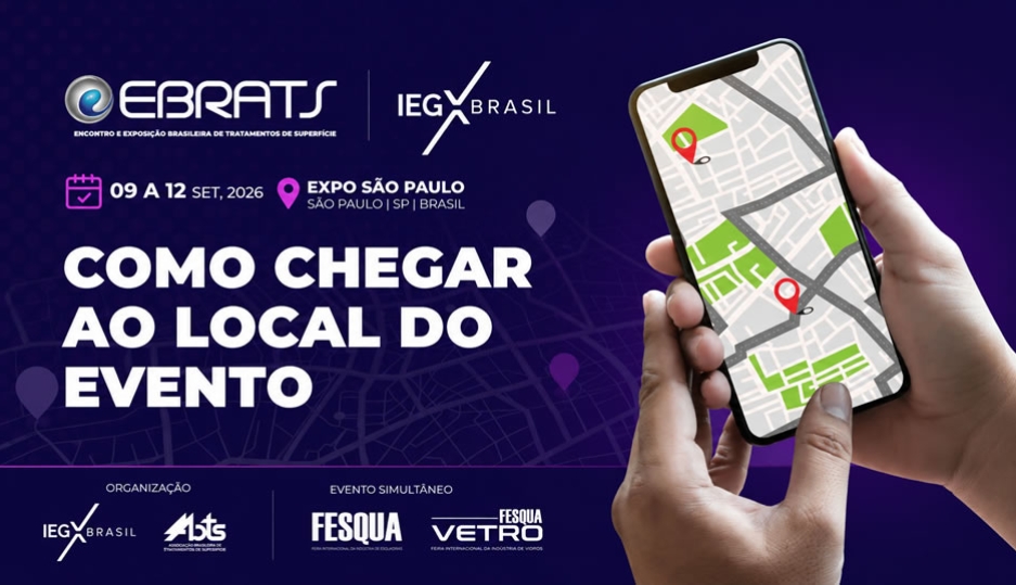 Como chegar no EBRATS 2026 - Confira os horários e o traslado gratuito