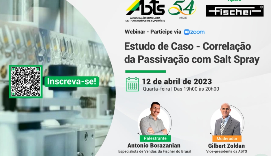 Webinar - Estudo de Caso - Correlação da Passivação com Salt Spray 