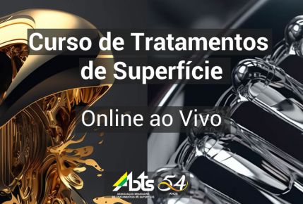 Curso de Tratamentos de Superfície - Online ao Vivo