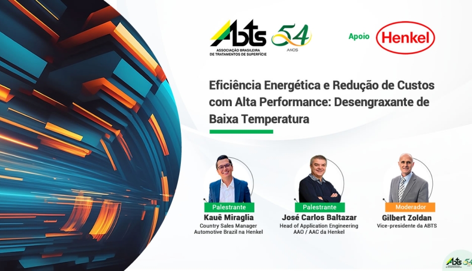 Veja como foi o Webinar - Eficiência Energética e Redução de Custos com Alta Performance: Desengraxante de Baixa Temperatura