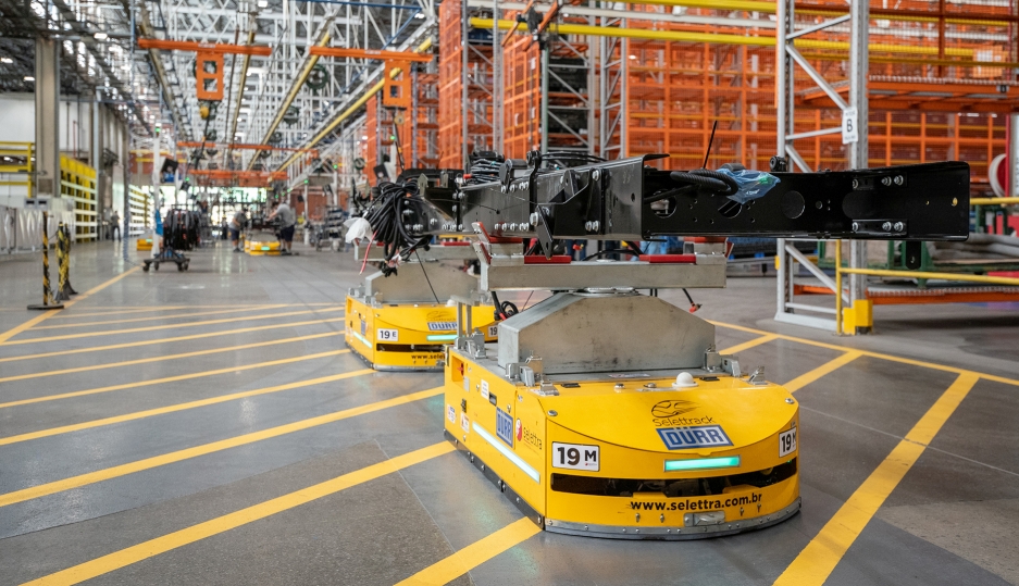 Dürr implementa a mais moderna linha de montagem de chassis de ônibus no Brasil