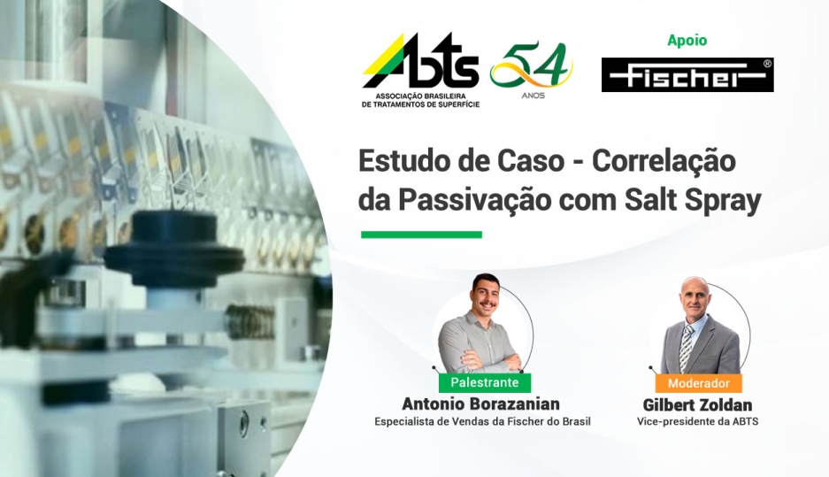 Veja como foi a Webinar - Estudo de Caso - Correlação da Passivação com Salt Spray