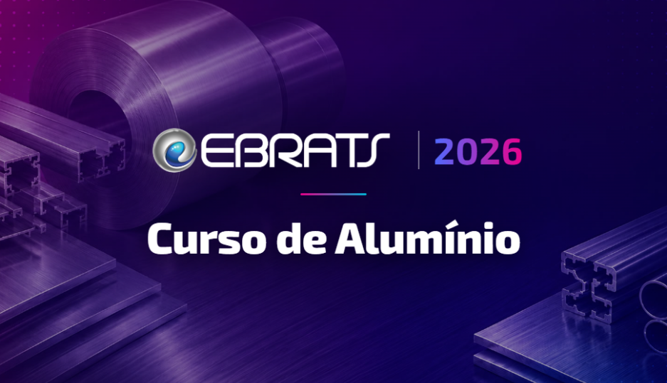 Curso de Alumínio - EBRATS 2026 - 10 e 11 de setembro de 2026