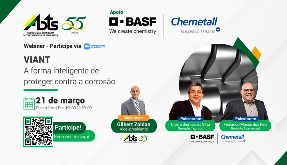 Webinar - VIANT A Forma Inteligente de Proteger Contra a Corrosão