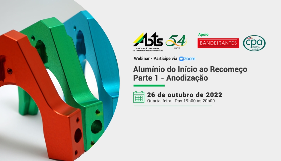 Webinar - Alumínio do Início ao Recomeço - Parte 1 - Anodização