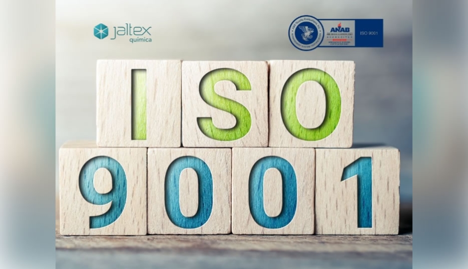 A JALTEX QUÍMICA é certificada pela ISO 9001, a principal norma de gestão de qualidade reconhecida mundialmente.