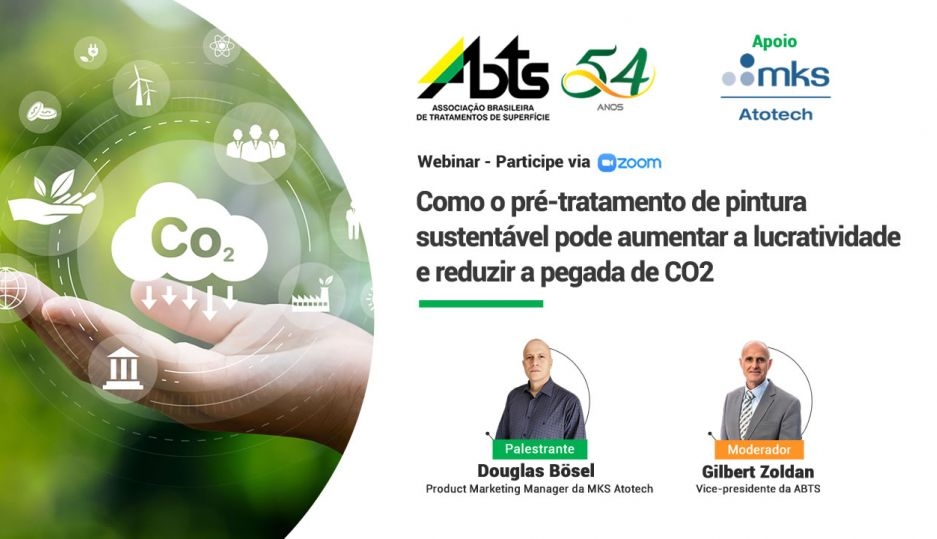 Veja como foi a Webinar: Como o pré tratamento de pintura sustentável pode aumentar a lucratividade e reduzir a pegada de CO2