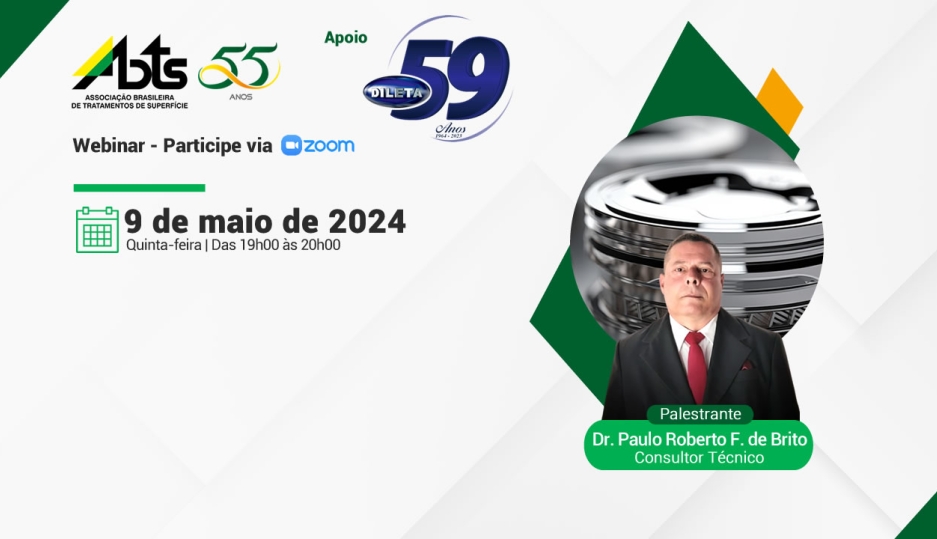 Webinar - Domínio da Deposição de Níquel Químico: Mecanismos Autocatalíticos de Ni e P para Excelência em Processos Industriais