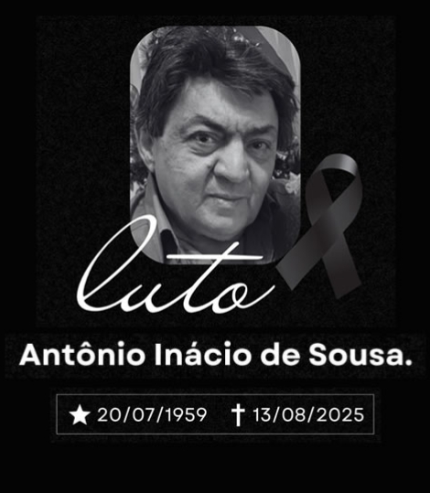 Nota de Falecimento – Antônio Inácio de Sousa