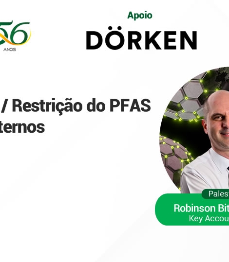 É hoje! Webinar - Eliminação / Restrição do PFAS Materiais eternos