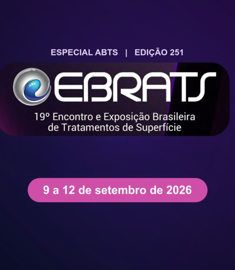 EBRATS 2026: Expositores revelam, em primeira mão, o que vão apresentar no maior evento de tratamentos de superfície da América Latina