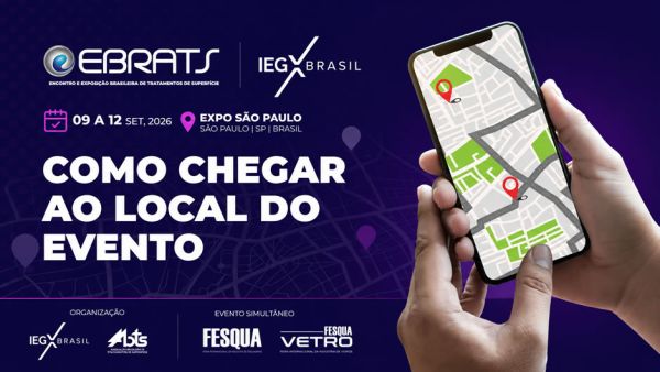 Como chegar no EBRATS 2026 - Confira os horários e o traslado gratuito