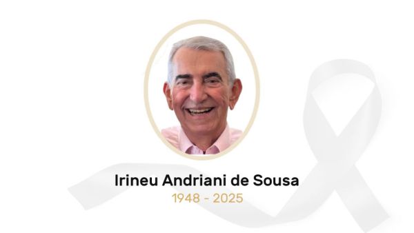 Nota de Falecimento - Sr. Irineu Andriani de Souza