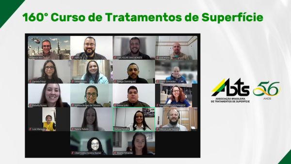 ABTS realiza a 160ª edição do Curso de Tratamentos de Superfície
