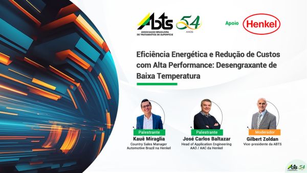 Veja como foi o Webinar - Eficiência Energética e Redução de Custos com Alta Performance: Desengraxante de Baixa Temperatura