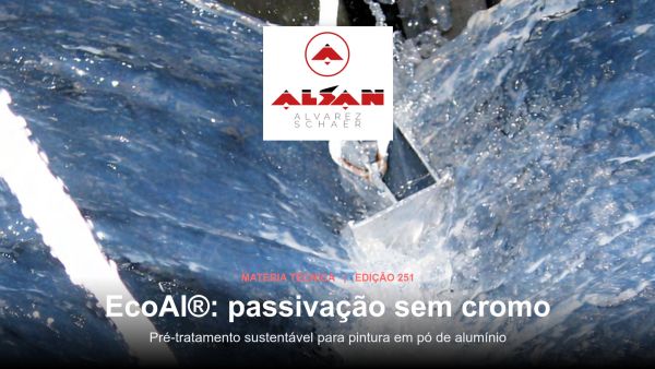 EcoAl®: passivação sem cromo em processos de pré-tratamento para pintura em pó