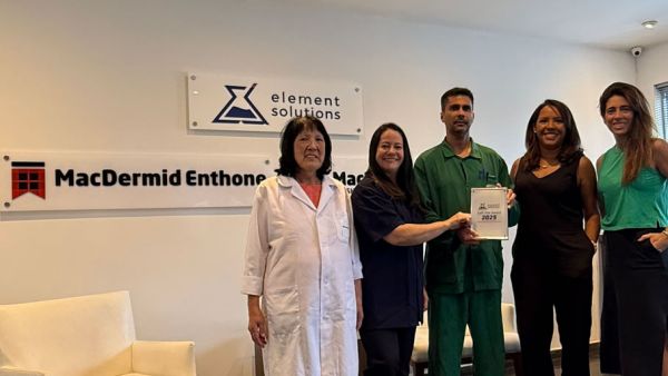 Unidade de Jandira é reconhecida com o Safe Site Award 2025 da Element Solutions Inc