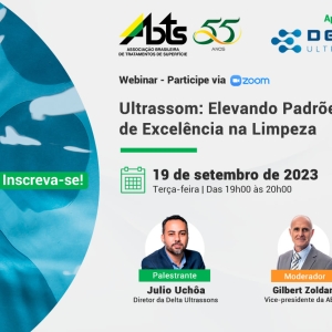 Webinar -  Ultrassom: Elevando Padrões de Excelência na Limpeza 