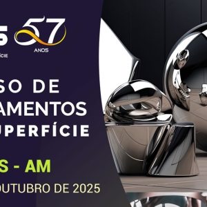 Curso de Tratamentos de Superfície - Manaus - AM - 9 e 10 de outubro de 2025