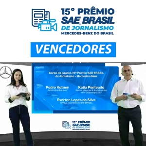 Entrega do 15º Prêmio SAE BRASIL de Jornalismo | Mercedes-Benz 