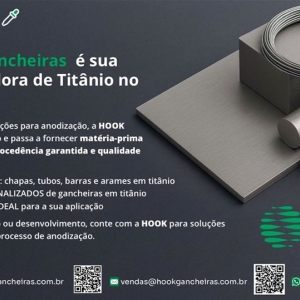 Titânio com qualidade e procedência é com a HOOK!