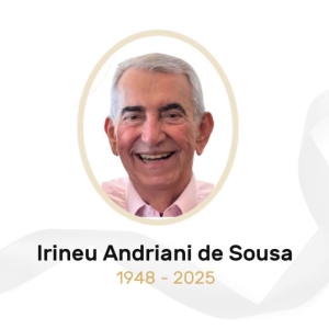 Nota de Falecimento - Sr. Irineu Andriani de Sousa