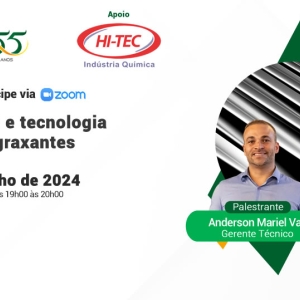 Participe do Webinar - Processos e tecnologia em desengraxantes