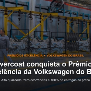 Powercoat conquista Prêmio de Excelência da Volkswagen do Brasil