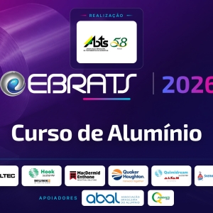 Curso de Alumínio - EBRATS 2026 - 10 e 11 de setembro de 2026