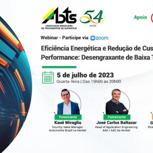 Webinar - Eficiência Energética e Redução de Custos com Alta Performance: Desengraxante de Baixa Temperatura