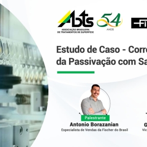 Veja como foi a Webinar - Estudo de Caso - Correlação da Passivação com Salt Spray