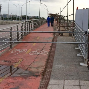 Prefeitura utilizará vigas metálicas galvanizadas em Ciclovia